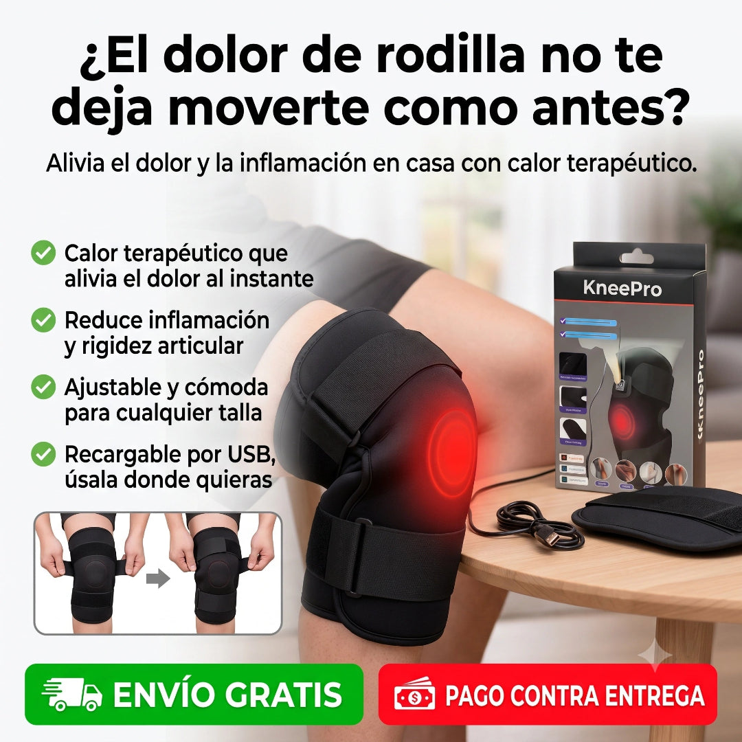 KneePro™ | Rodillera térmica para recuperar la movilidad sin dolor