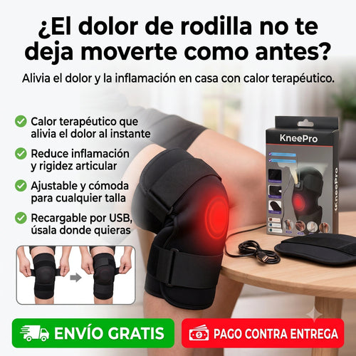 KneePro™ | Rodillera térmica para recuperar la movilidad sin dolor